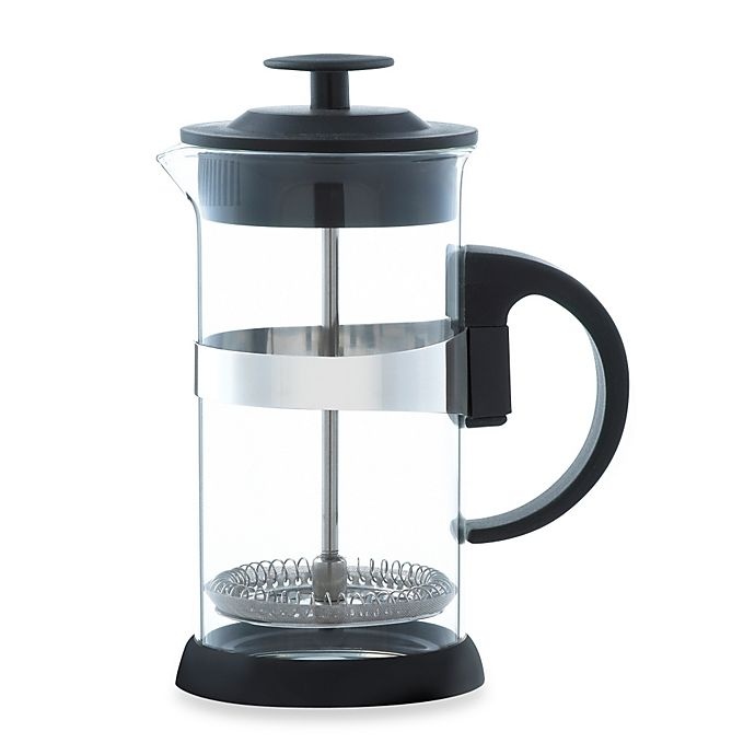 slide 1 of 2, GROSCHE Zurich 3-Cup French Press - Black, 1 ct