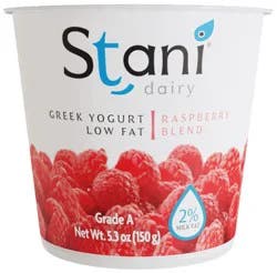 Stani Raspberry Blend Low Fat Greek Yogurt