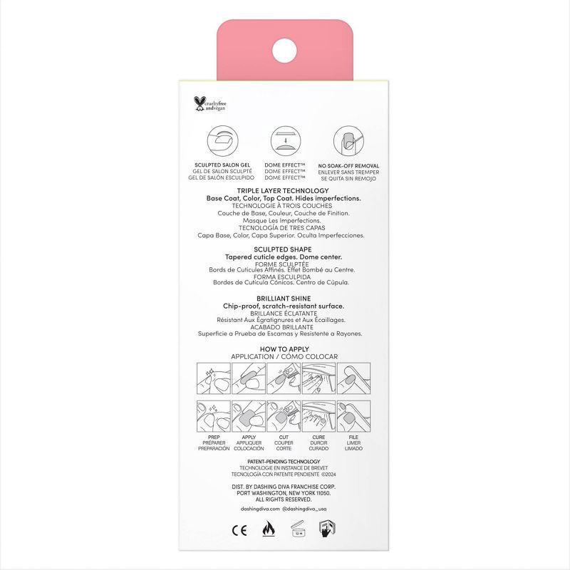 slide 3 of 6, Dashing Diva Glaze Nail Art - The Lolli - 55ct, 55 ct