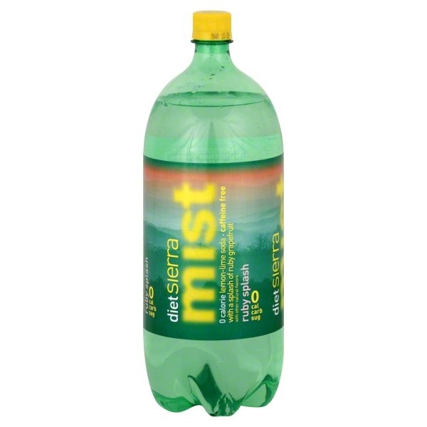 slide 1 of 1, Sierra Mist Soda Lemonlime Ruby Splash Diet, 2 liter