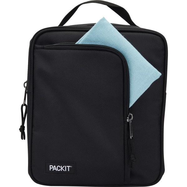 slide 6 of 9, PackIt Freezable Commuter Lunch Box, Black, 1 ct