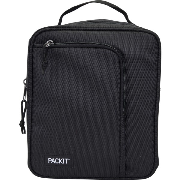 slide 1 of 9, PackIt Freezable Commuter Lunch Box, Black, 1 ct