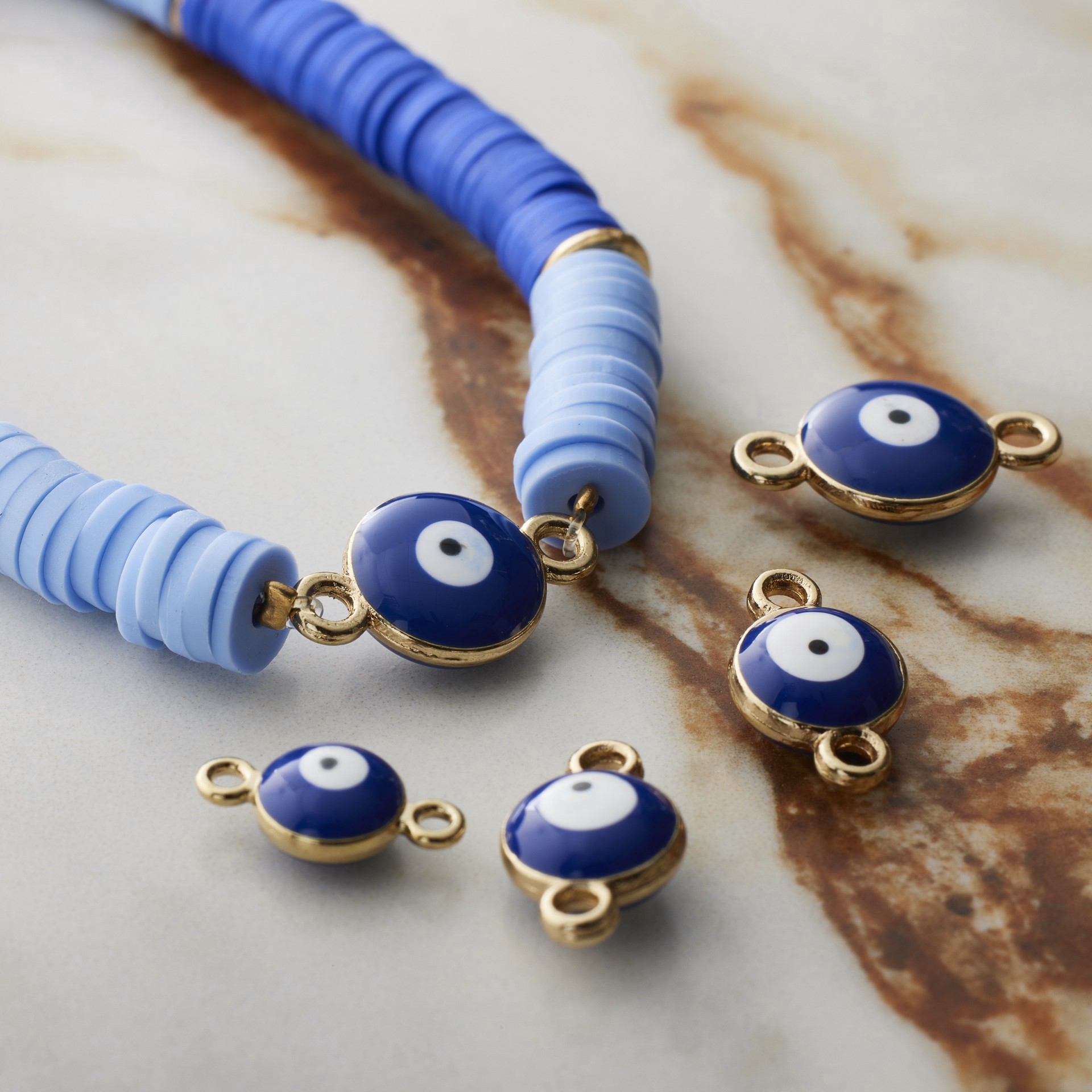 slide 3 of 3, Eye Gold Connectors, 18ct. By Bead Landing, 18 ct