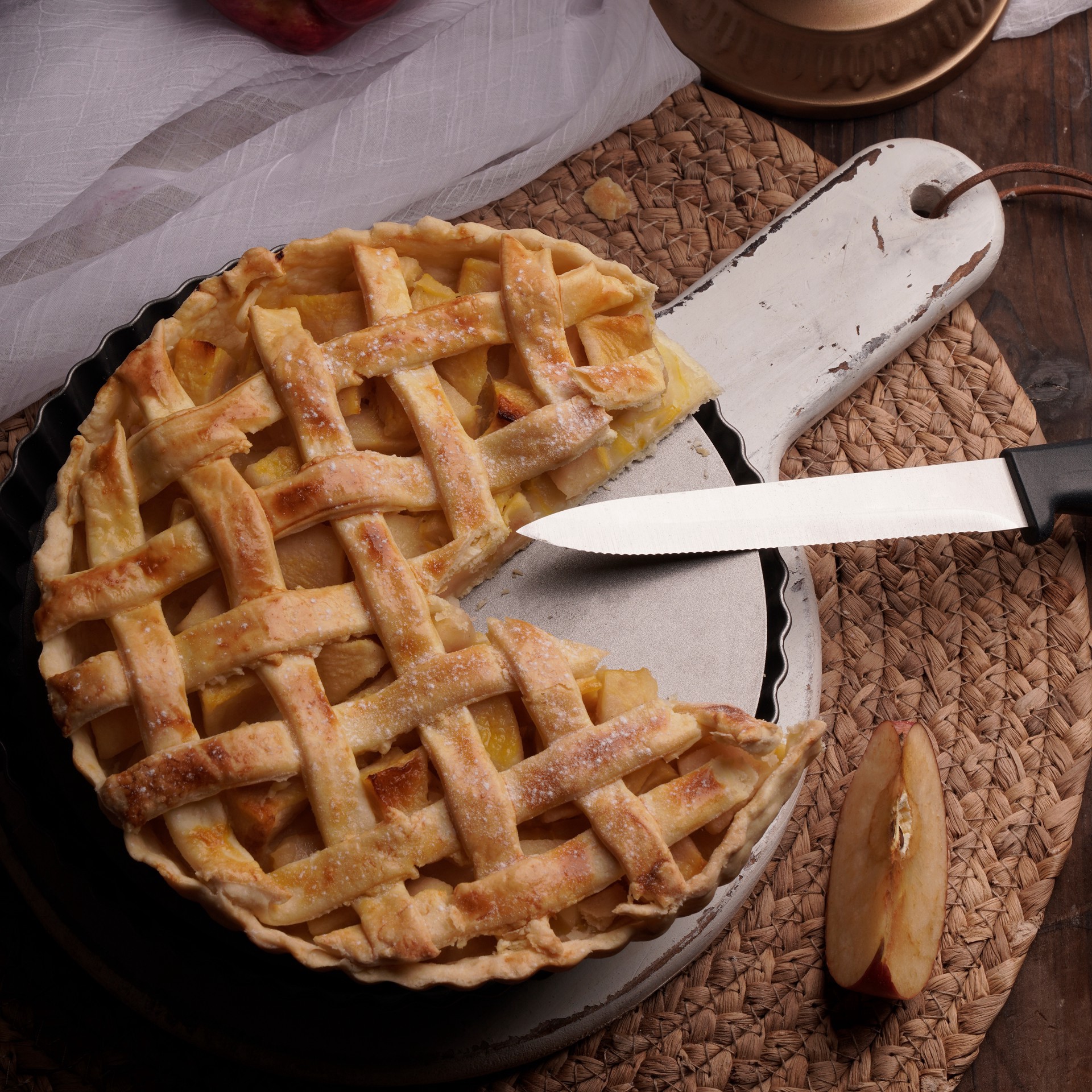 slide 6 of 8, Non-Stick Quiche & Tart Pan Set By Celebrate It, 232°c