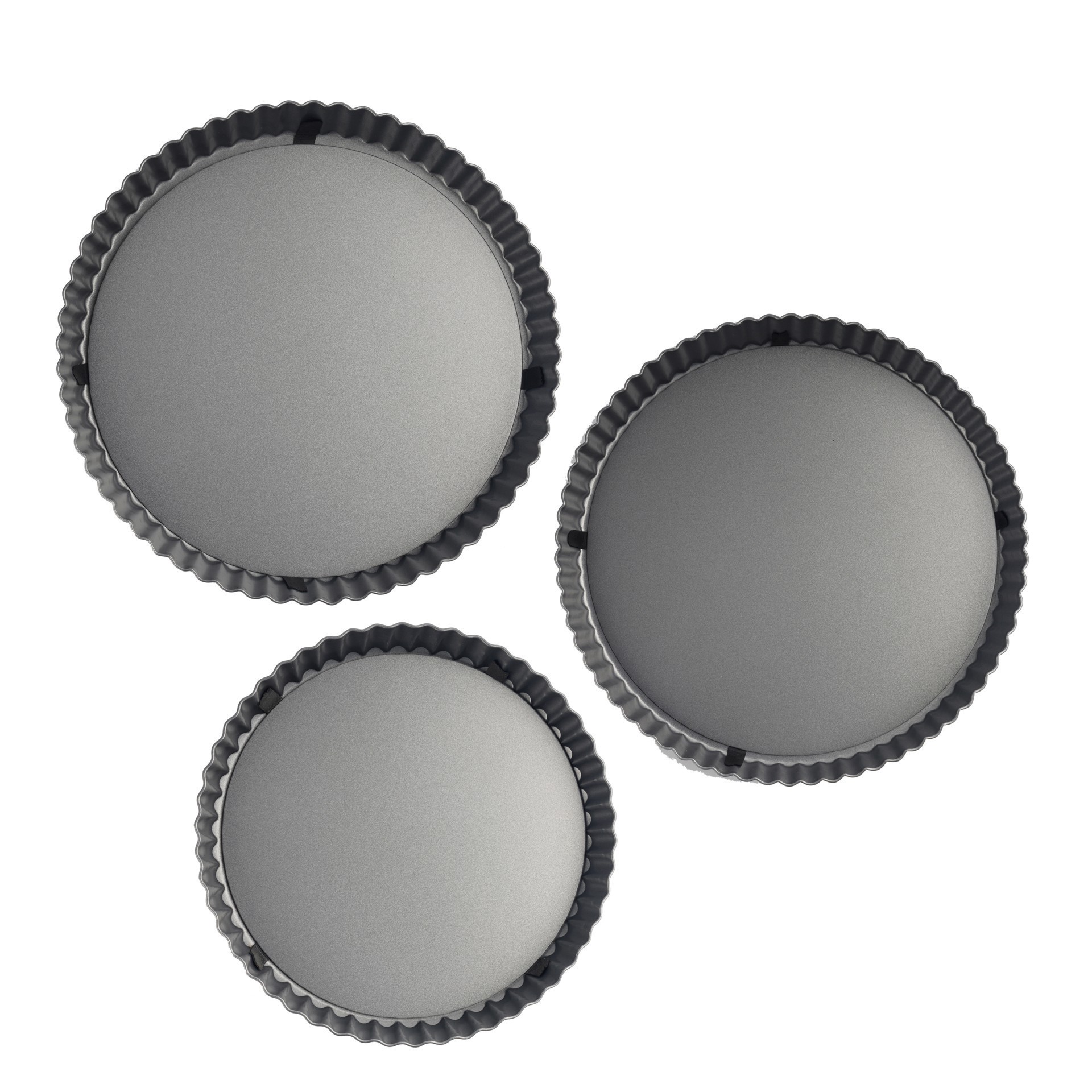 slide 2 of 8, Non-Stick Quiche & Tart Pan Set By Celebrate It, 232°c