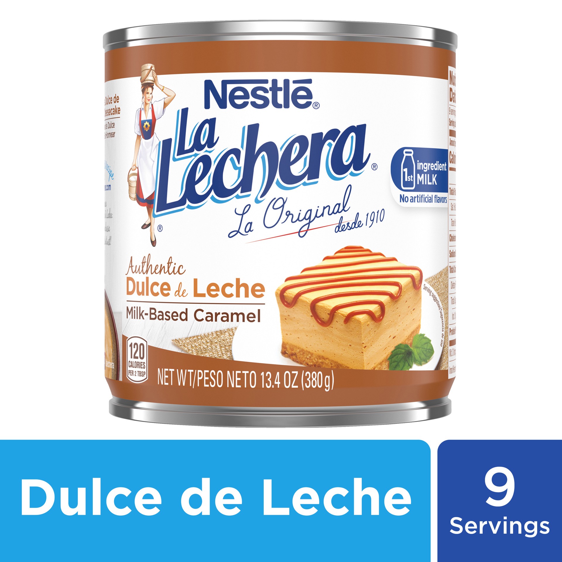 slide 1 of 9, La Lechera Nestle La Lechera Dulce de Leche Milk-Based Caramel, 13.4 oz