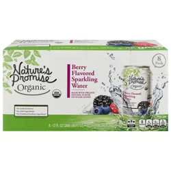 Nature's Promise Organic Berry Sparkling Water - 8 pk