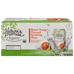Nature's Promise Organic Blood Orange Sparkling Water - 8 pk