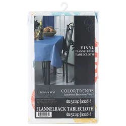 Royal Crest Color Trends Vinyl Flannelback Tablecloth 1 Each