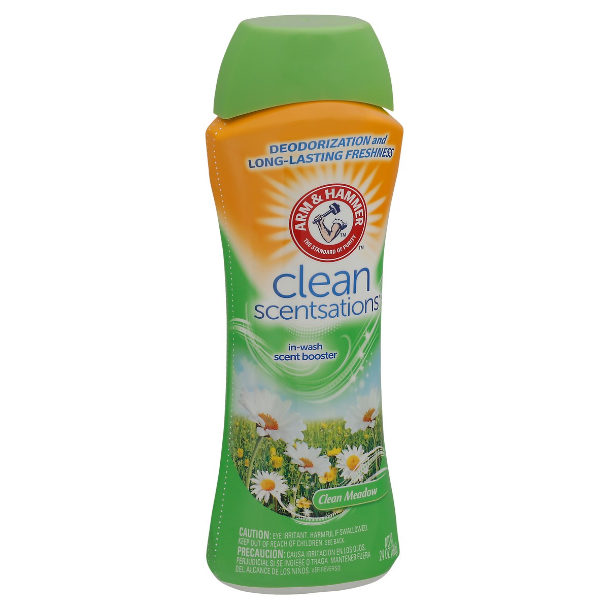 slide 4 of 9, Arm & Hammer Clean Scentsations In-Wash Scent Booster, Clean Meadow, 24 oz, 24 fl oz