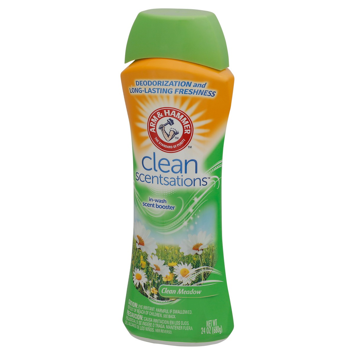 slide 9 of 9, Arm & Hammer Clean Scentsations In-Wash Scent Booster, Clean Meadow, 24 oz, 24 fl oz