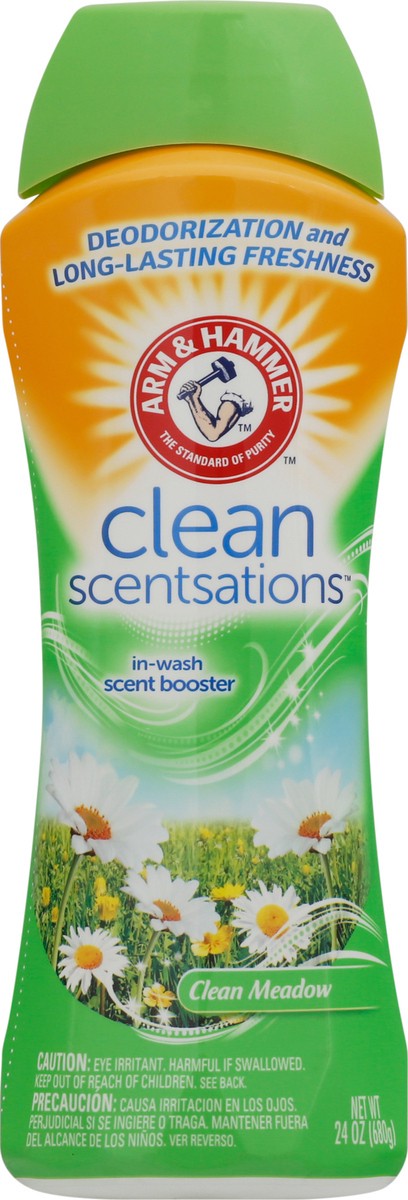 slide 8 of 9, Arm & Hammer Clean Scentsations In-Wash Scent Booster, Clean Meadow, 24 oz, 24 fl oz