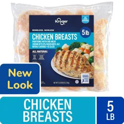 Kroger Boneless Skinless Chicken Breasts, 5 lb