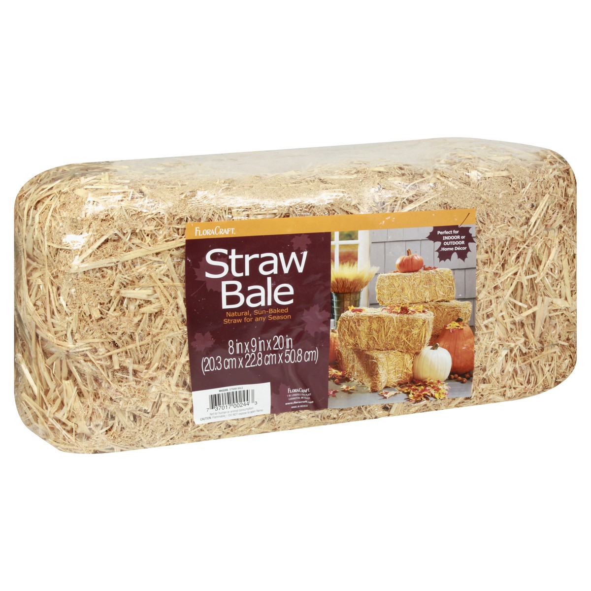 slide 6 of 9, Flora Craft Florac Straw Bale, 1 ct