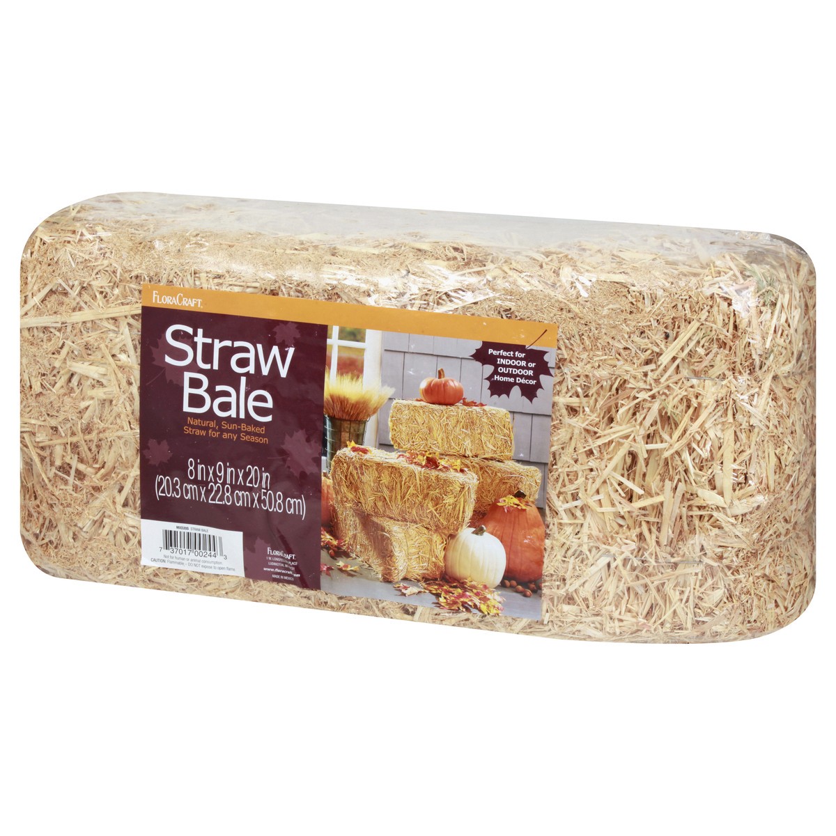 slide 3 of 9, Flora Craft Florac Straw Bale, 1 ct