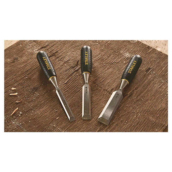 slide 5 of 9, Stanley Wood Chisel Set, 3 ct