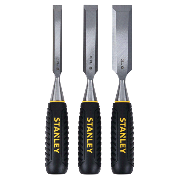 slide 4 of 9, Stanley Wood Chisel Set, 3 ct