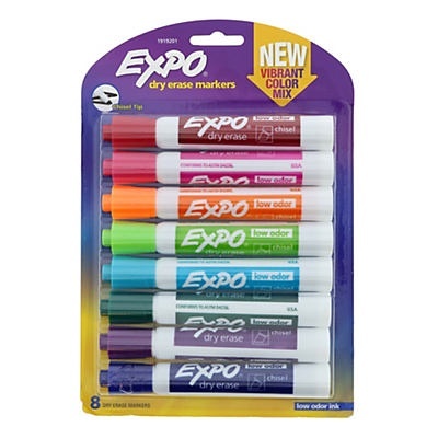 slide 1 of 1, Expo Dry Erase Marker Vibrant Color, 8 ct