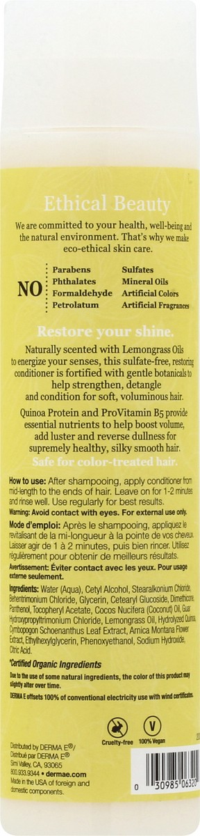 slide 5 of 9, Derma E Restoring Volume Conditioner, 10 oz