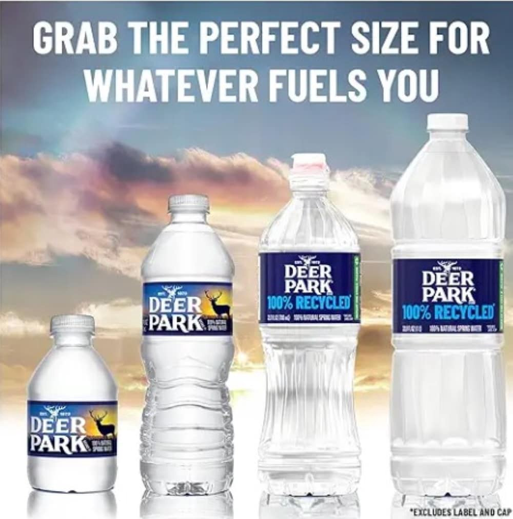 slide 2 of 2, Deer Park 24 -Pack 16.9-fl oz Spring Bottled Water, 1 ct