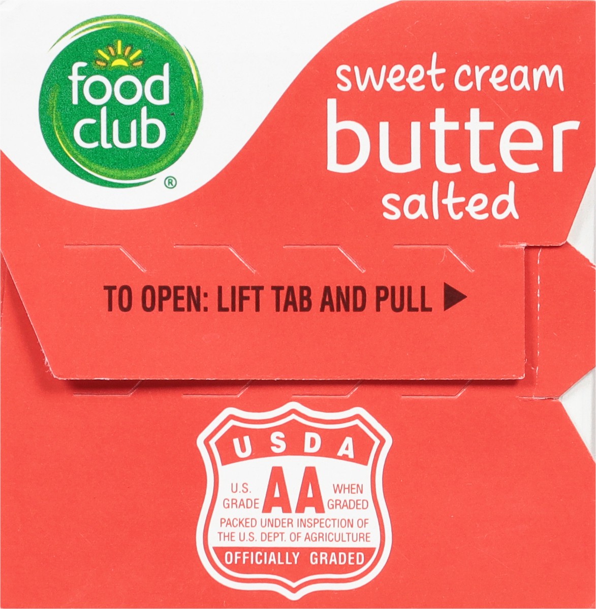 slide 5 of 9, Food Club Sweet Cream Salted Butter 4 ea, 4 ct