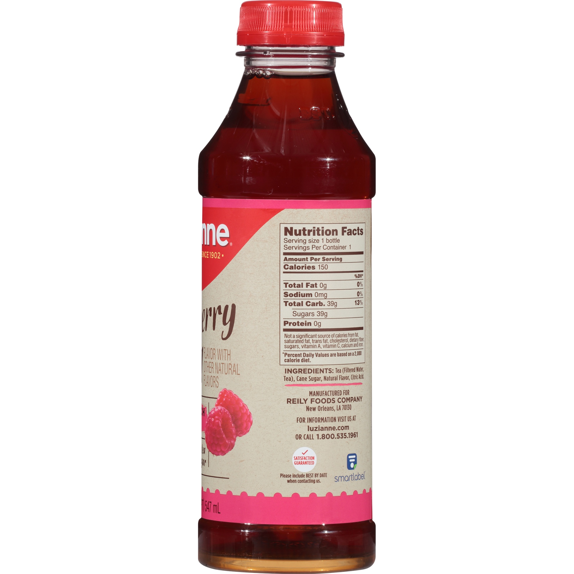 slide 3 of 6, Luzianne Raspberry Tea, 18.5 oz