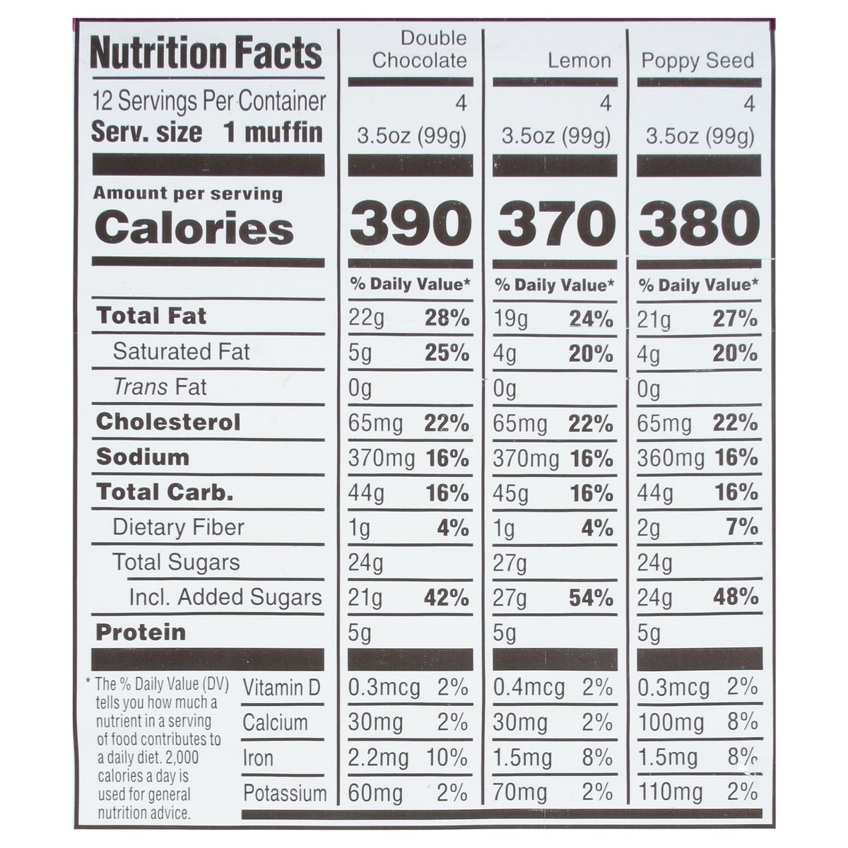 slide 12 of 12, First Street Lrg Asstd Muffin, 42 oz
