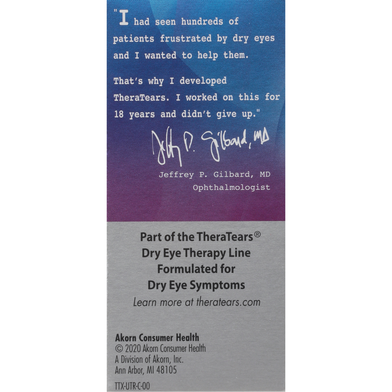 slide 2 of 5, TheraTears Extra Dry Eye Therapy Lubricant Eye Drops 30 Each, 30 ct