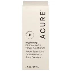 ACURE Brightening 2% Vitamin C & Ferulic Acid Serum 1 fl oz