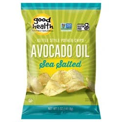 Good Health Avocado Oil Sea Salt Kettle Style Potato Chips 5 oz