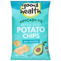 Good Health Avocado Oil Sea Salt Kettle Style Potato Chips 5 oz