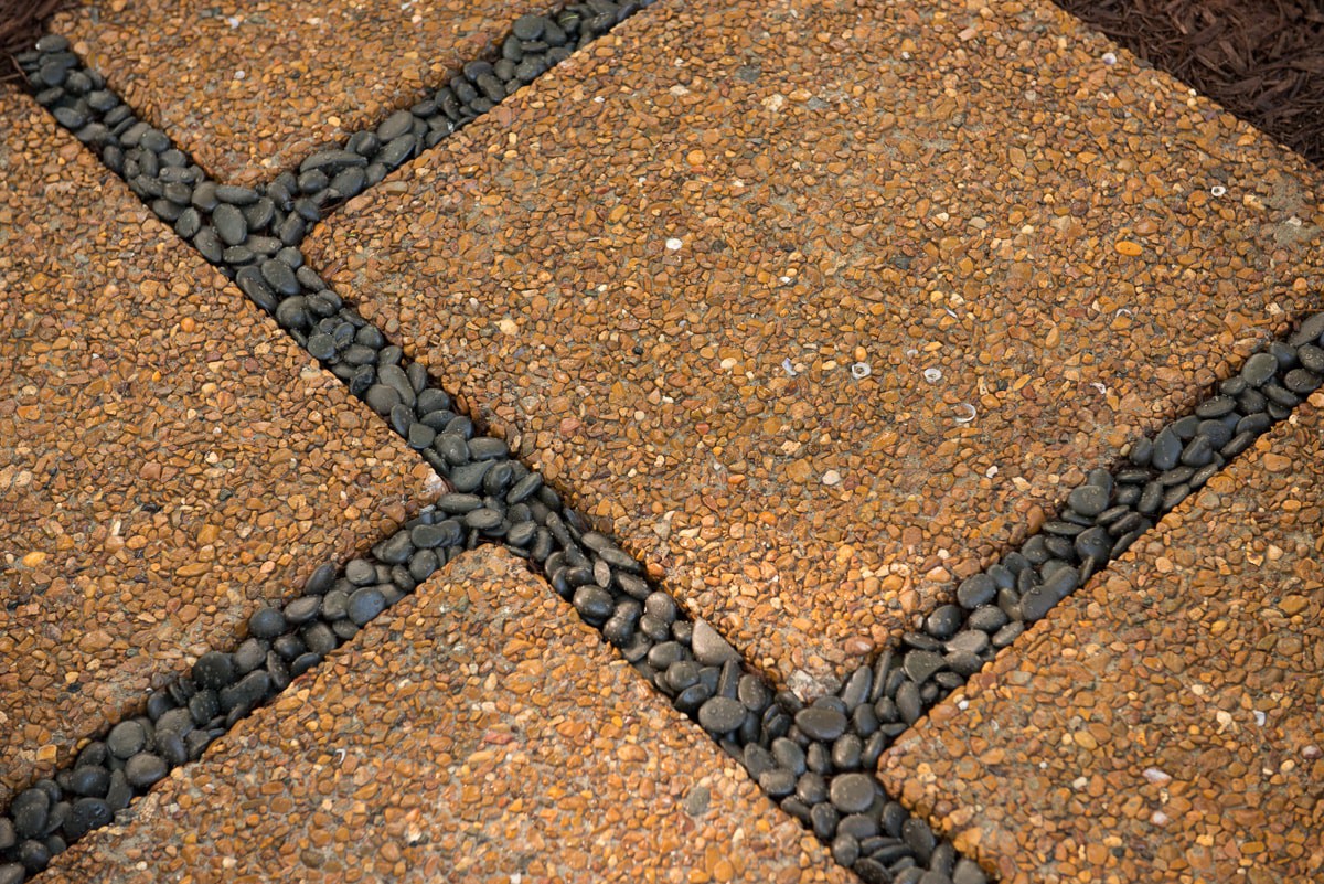 slide 6 of 6, 12-in L x 12-in W x 2-in H Square Brown Concrete Patio stone, 1 ct