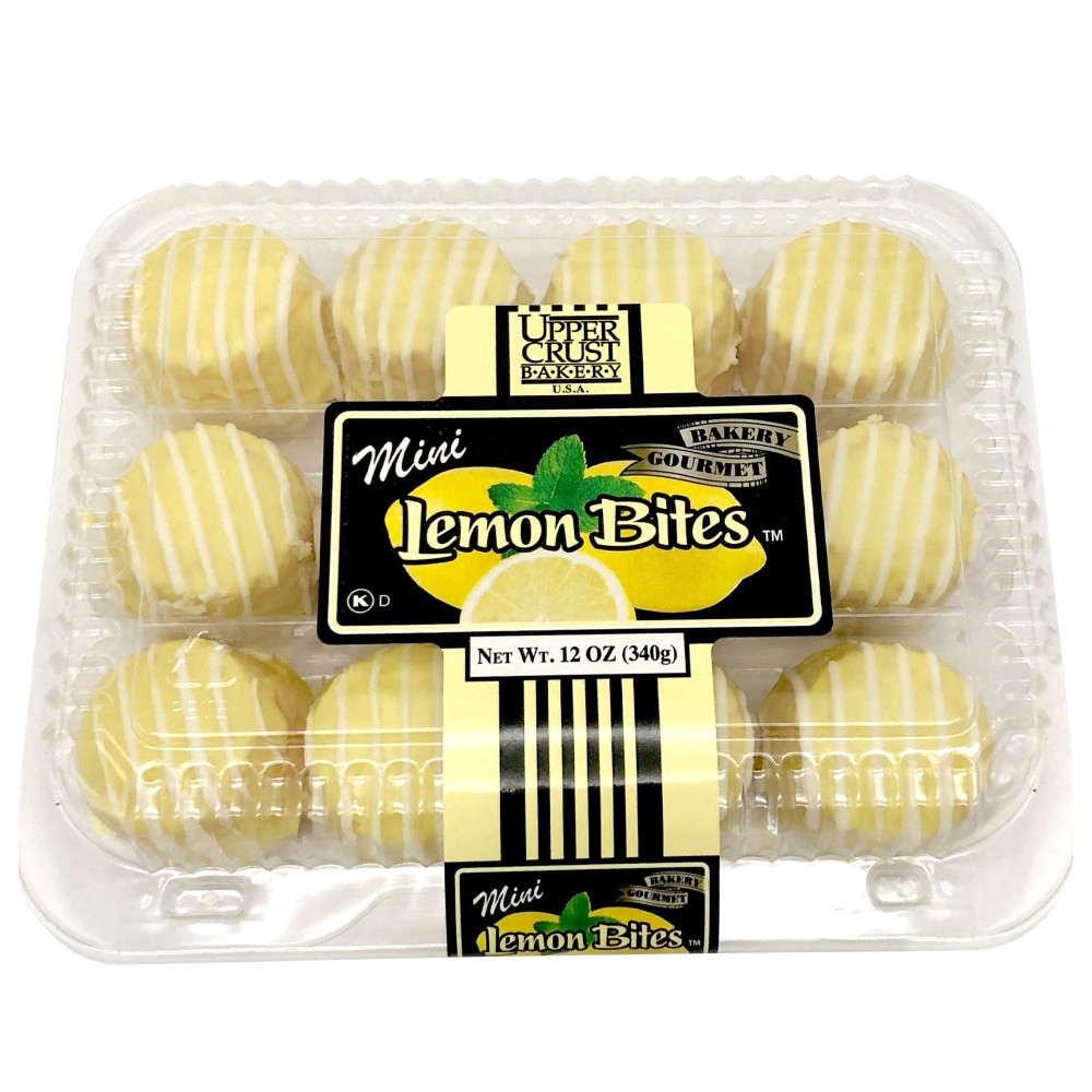 slide 1 of 1, Upper Crust Bakery Mini Lemon Bites, 12 ct