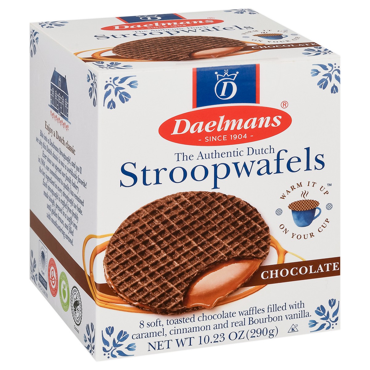 slide 2 of 9, Daelmans Daelman Chocolate-Caramel Stroopwafels, 10.23 oz