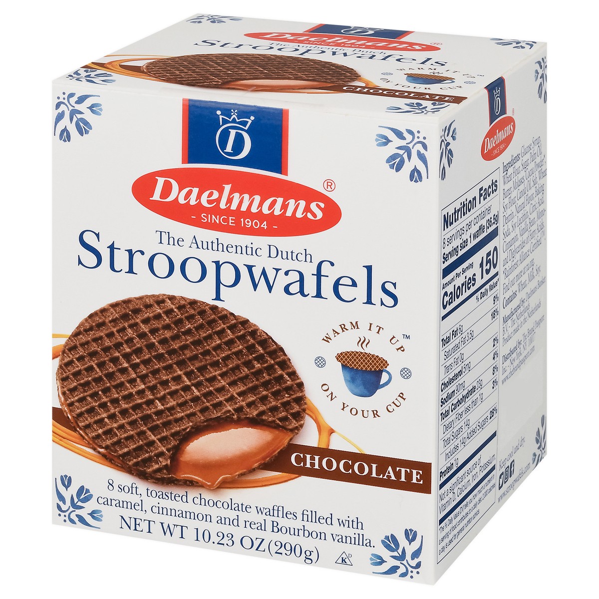 slide 3 of 9, Daelmans Daelman Chocolate-Caramel Stroopwafels, 10.23 oz