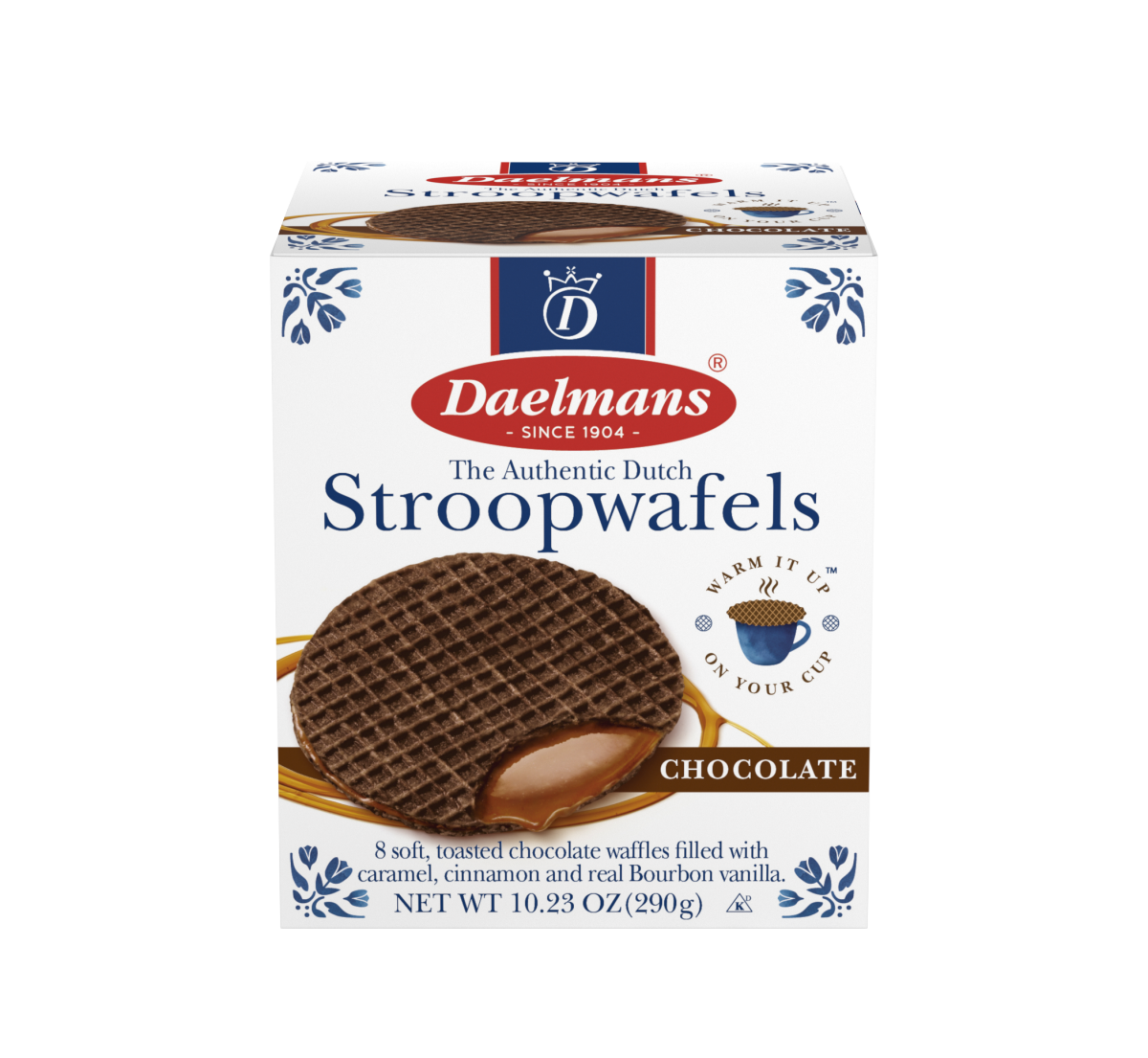 slide 1 of 9, Daelmans Daelman Chocolate-Caramel Stroopwafels, 10.23 oz