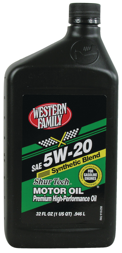 slide 1 of 1, Western Family Motor Oil 5w-20 32z, 1 ct