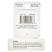 slide 9 of 9, Meijer Pet Collar Bright Blue Triple Grid, Medium, MD        