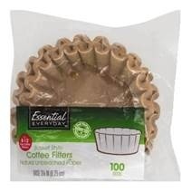 slide 1 of 1, Essential Everyday Basket Natural Coffee Filter - 100 ct, 100 ct