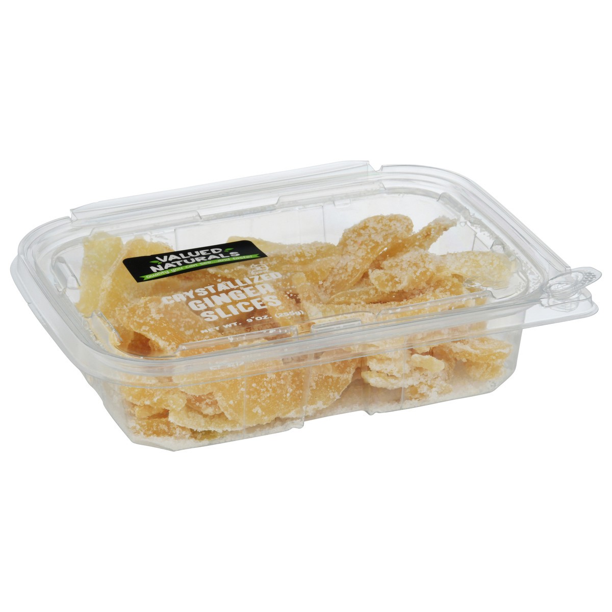 slide 9 of 9, Valued Naturals Crystallized Ginger Slices 9 oz, 9 oz