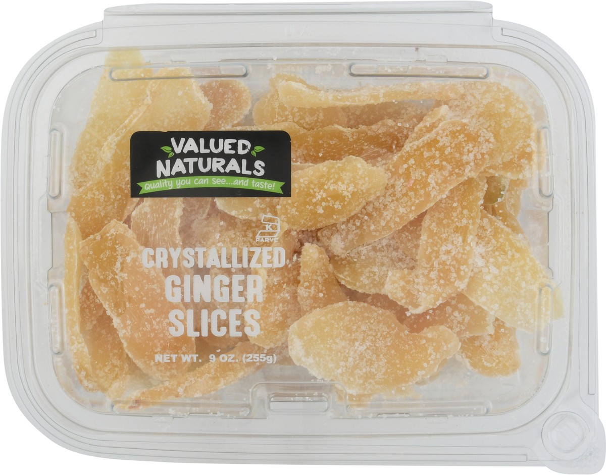 slide 8 of 9, Valued Naturals Crystallized Ginger Slices 9 oz, 9 oz