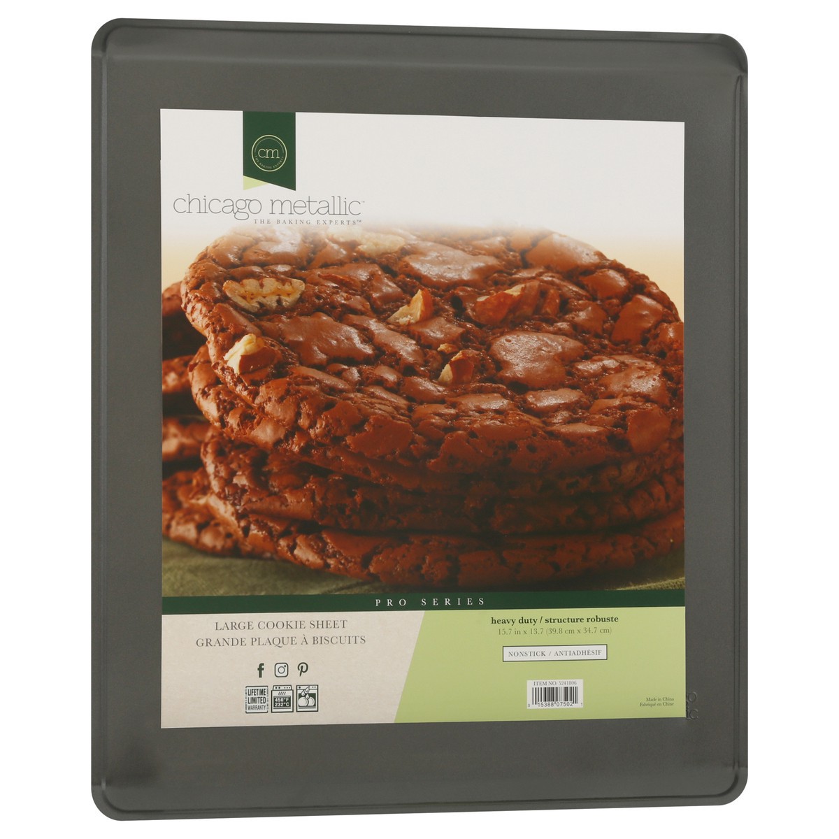 slide 9 of 9, Chicago Metallic The Baking Experts Pro Series Nonstick Heavy Duty Cookie Sheet Large 1 ea, 1 ct