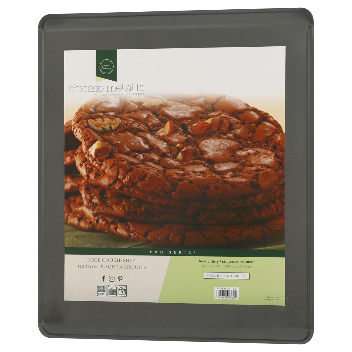 slide 6 of 9, Chicago Metallic The Baking Experts Pro Series Nonstick Heavy Duty Cookie Sheet Large 1 ea, 1 ct