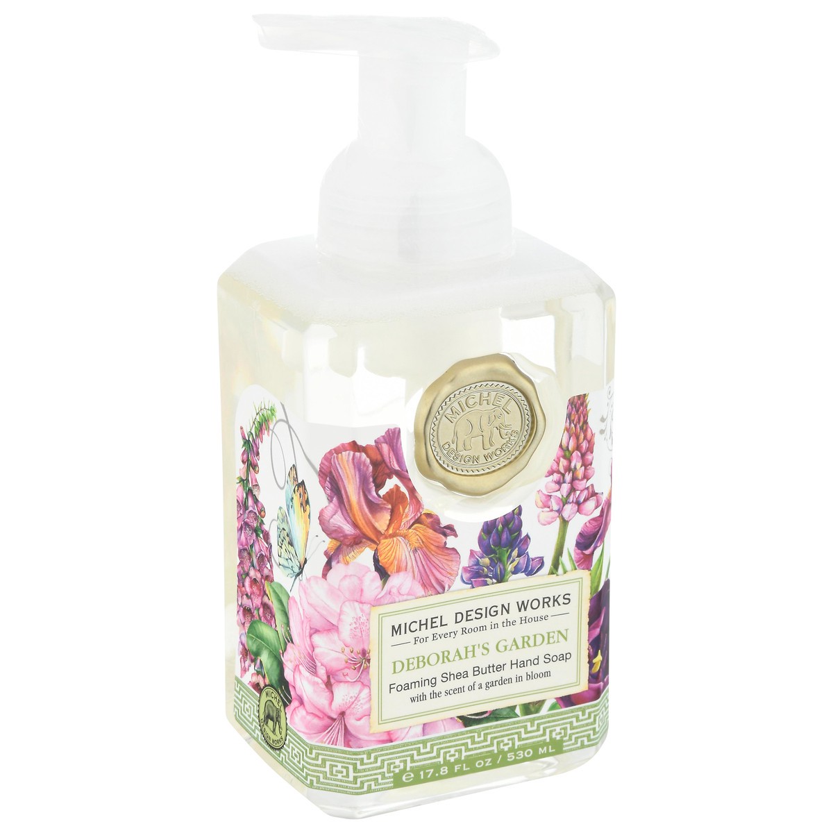 slide 2 of 9, Michel Design Works Deborah's Garden Foaming Hand Soap 17.8 fl oz, 17.80 fl oz