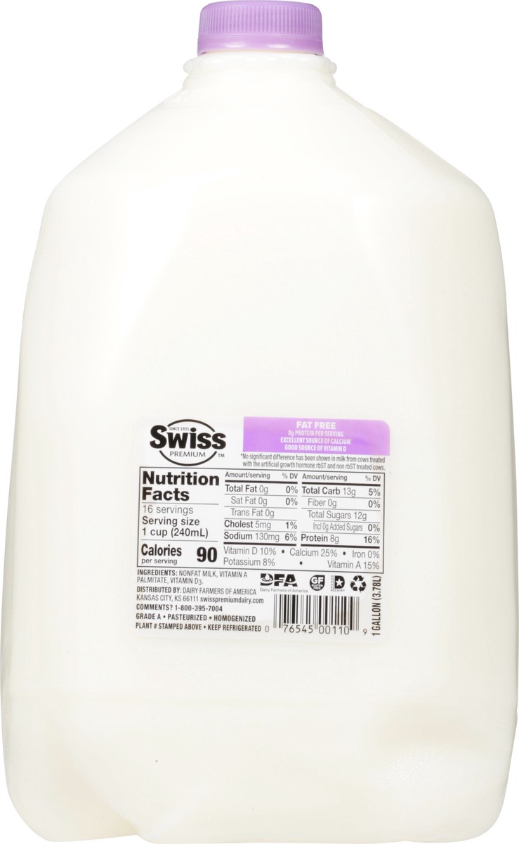 slide 4 of 9, Swiss Fat Free Milk 1 gl, 1 gal