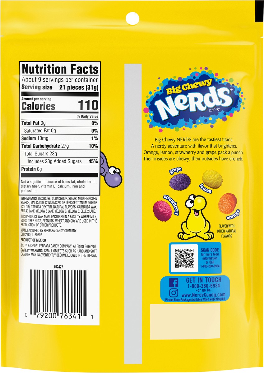 slide 8 of 11, Nerds Big Chewy 71124 152427 10 oz, 10 oz