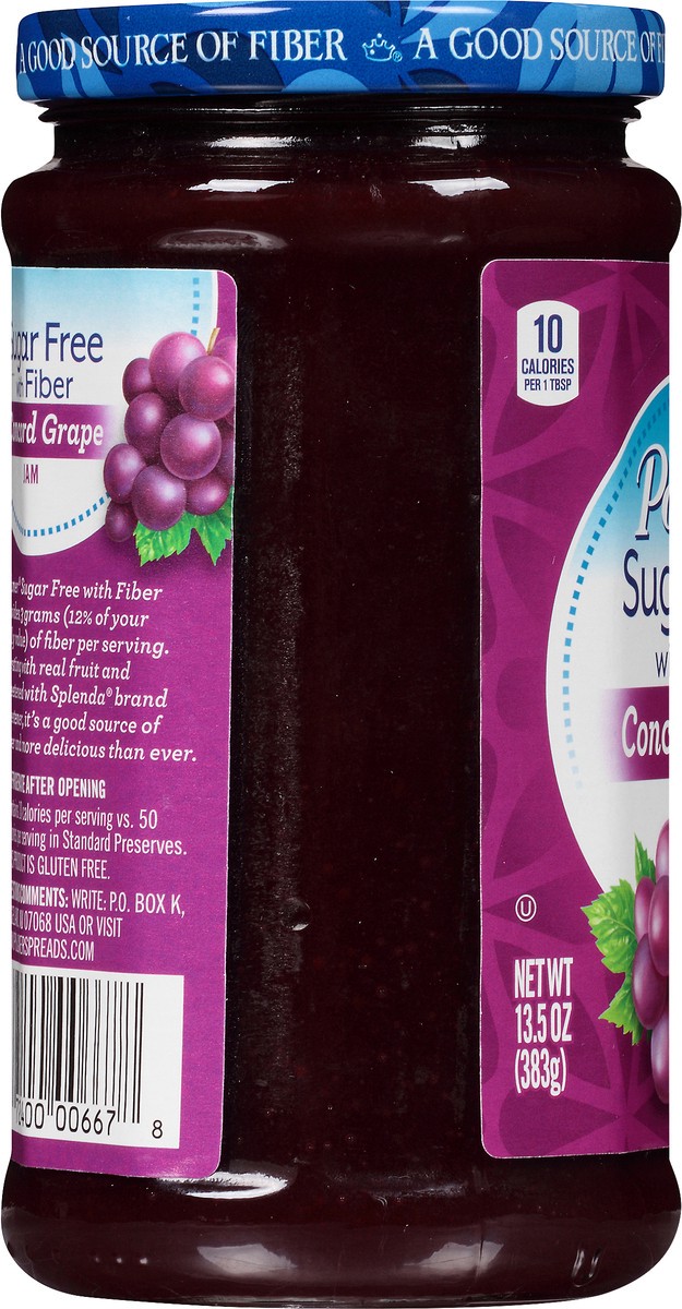 slide 5 of 7, Polaner Sugar Free Concord Grape Jam 13.5 oz, 13.5 oz