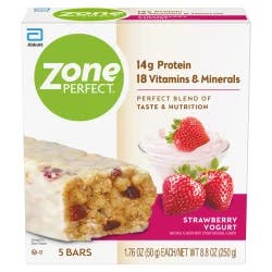 Zone Perfect Protein Bar Strawberry Yogurt - 5 ct/8.8oz