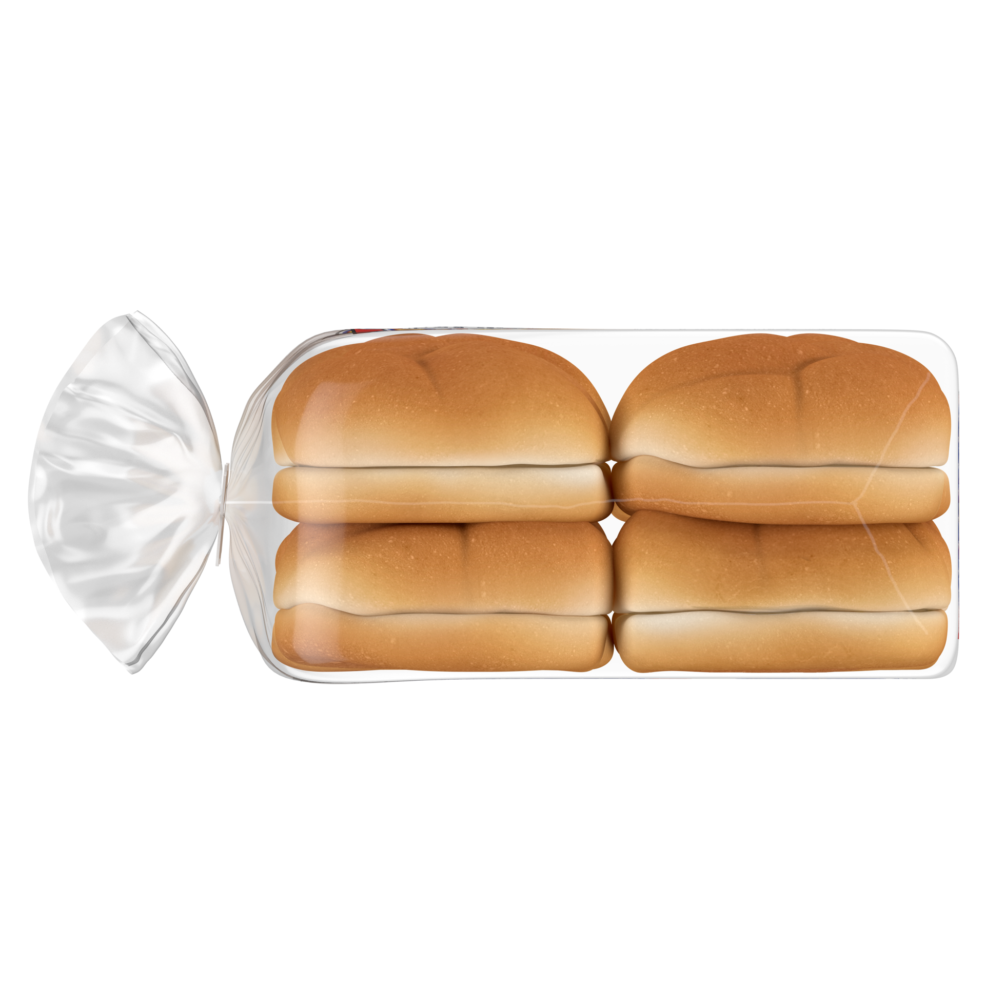 slide 5 of 7, Ball Park Jumbo Plain Burger Buns, 8 count, Soft White Pre-sliced Hamburger Buns, 18.25 oz Bag, 8 ct