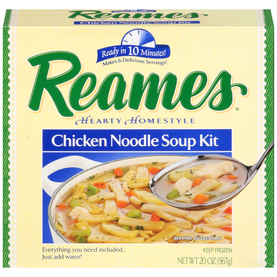 slide 1 of 1, Reames Chicken Noodle Soup Kit, 20 oz